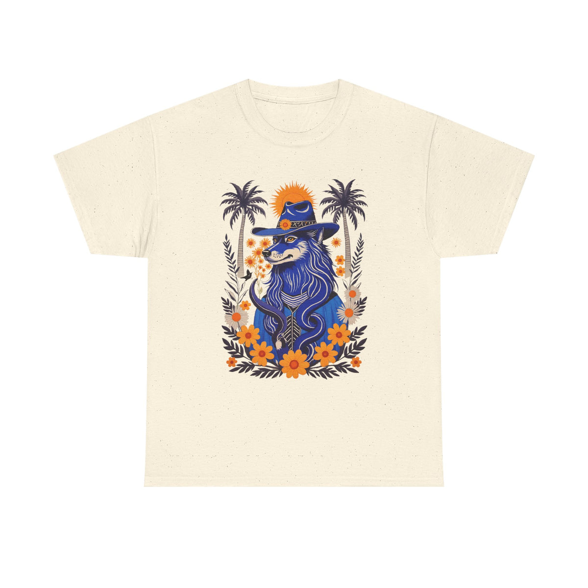 Husky French Vintage Print T-Shirt