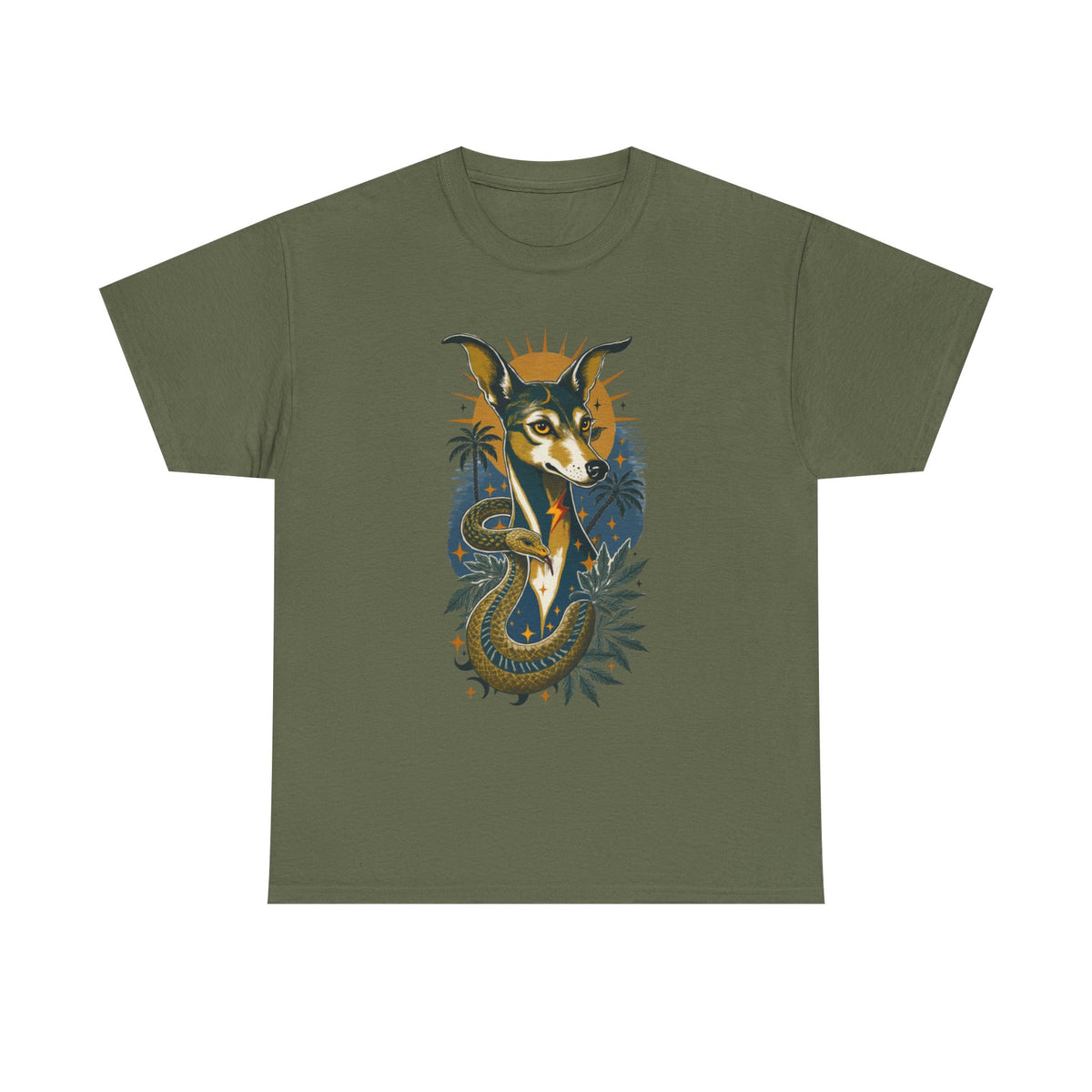 Greyhound Vintage Style Tattoo graphic T-Shirt