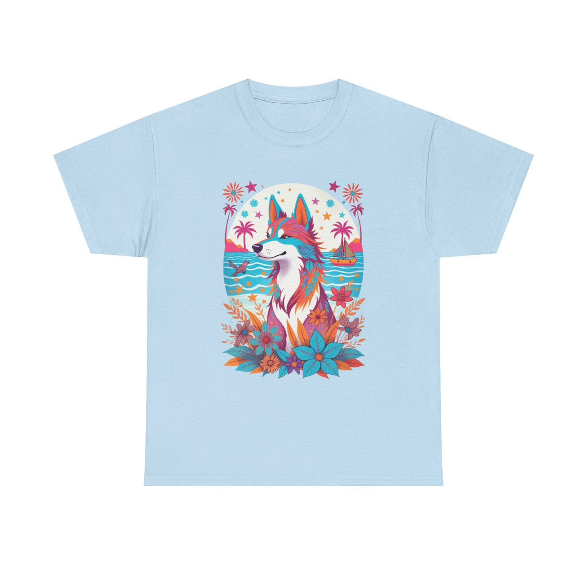 Husky Pop Psychedelic T-Shirt