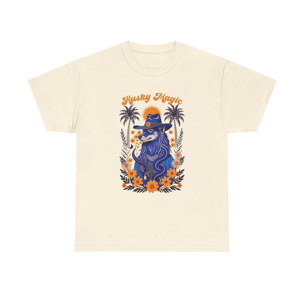 Husky French Vintage Print Aesthetic Tee by Electrik Land