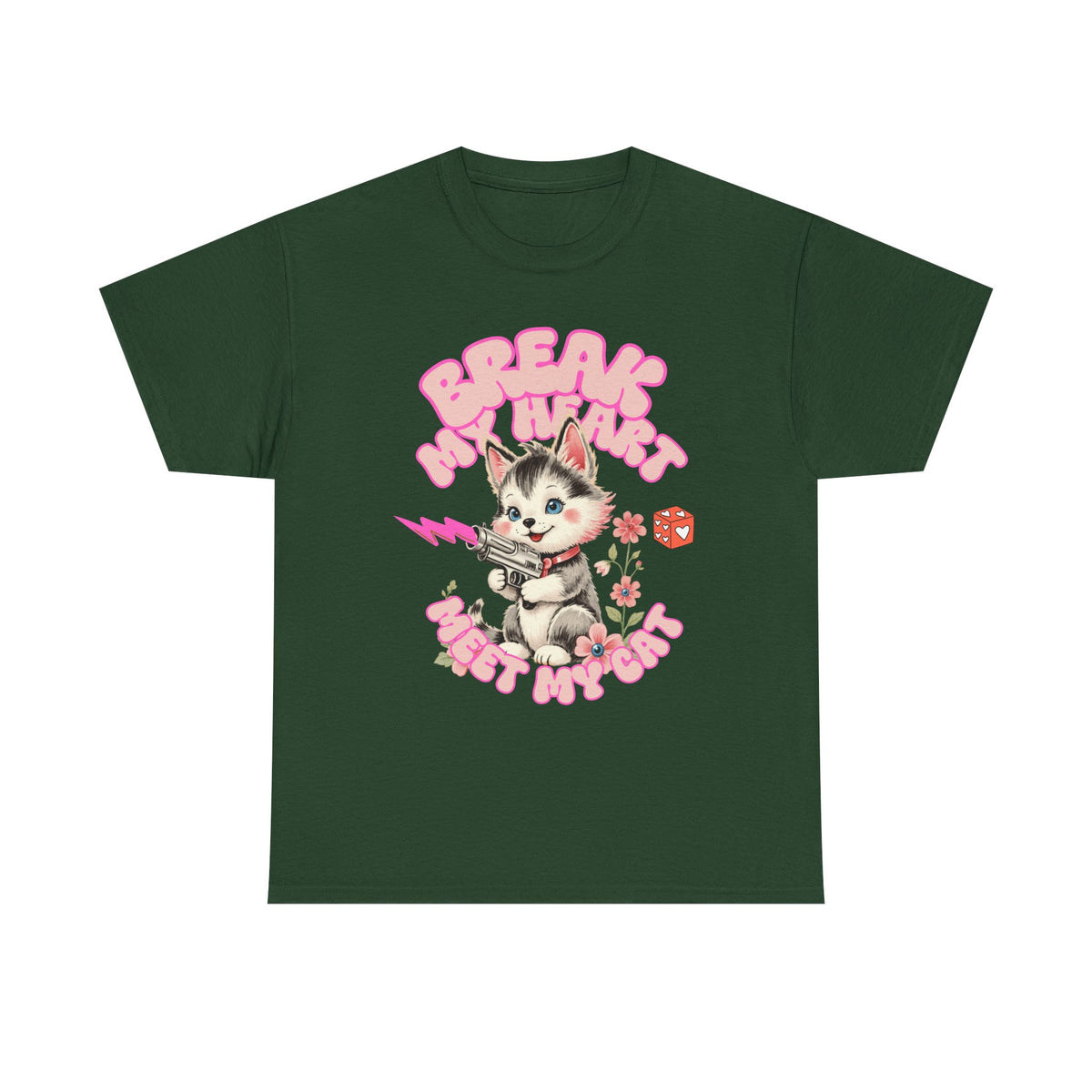Break My Heart Meet My Cat |  Unisex T-shirt