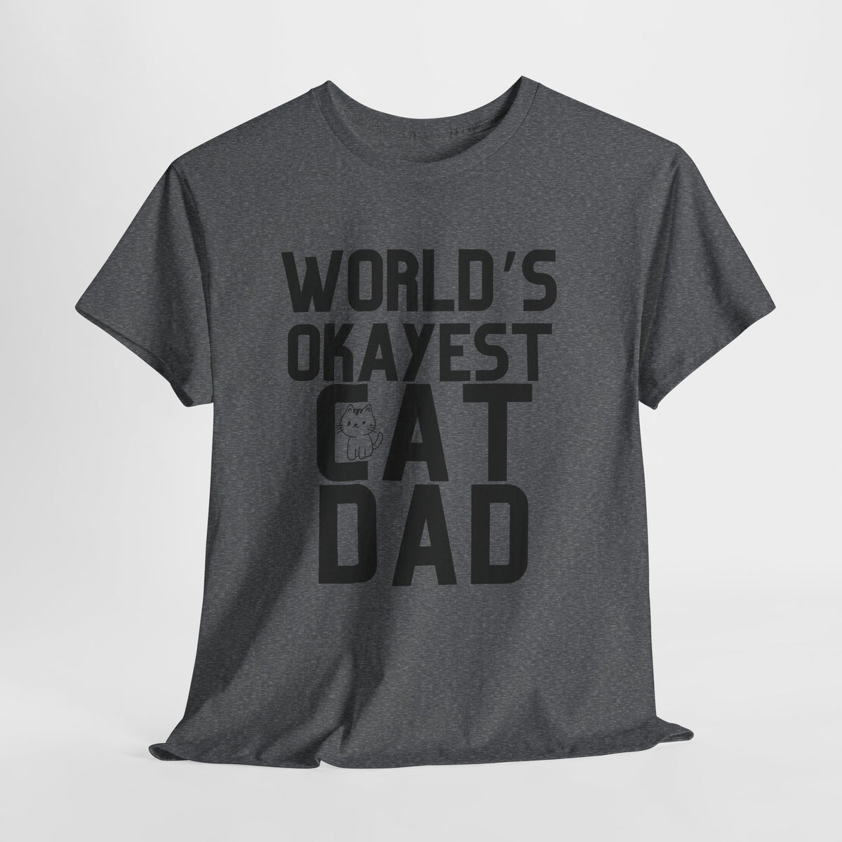 World's Okayest Cat Dad - Unisex T-shirt