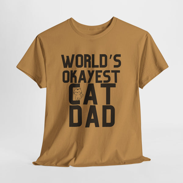 World's Okayest Cat Dad - Unisex T-shirt