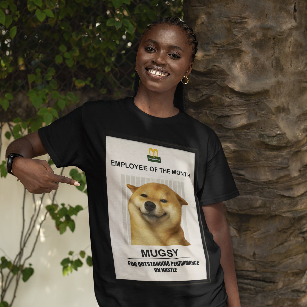 Employee of the Month – Custom Pet Print Unisex Tee
