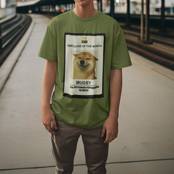Employee of the Month – Custom Pet Print Unisex Tee