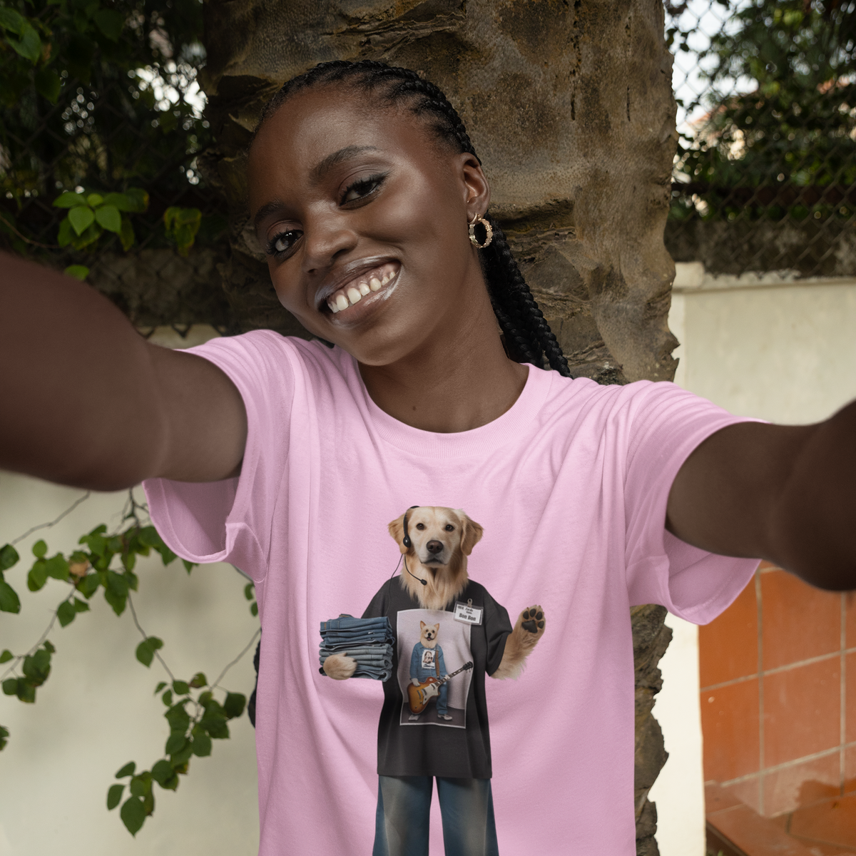 Retail Worker Dog - Pets With Day Jobs Unisex T-Shirt