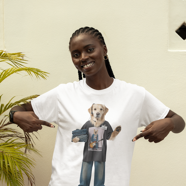 Retail Worker Dog - Pets With Day Jobs Unisex T-Shirt
