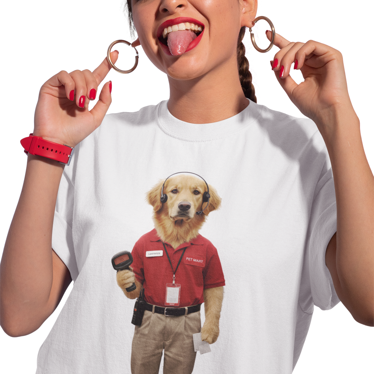 Retail Worker Dog - Pets With Day Jobs Unisex T-Shirt