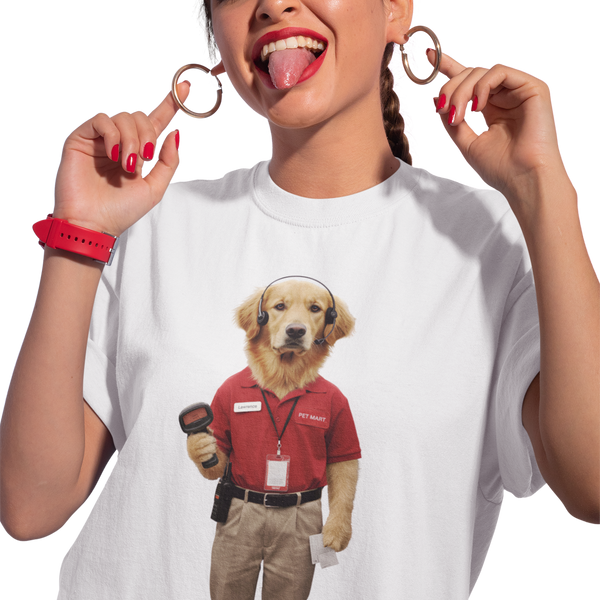 Retail Worker Dog - Pets With Day Jobs Unisex T-Shirt