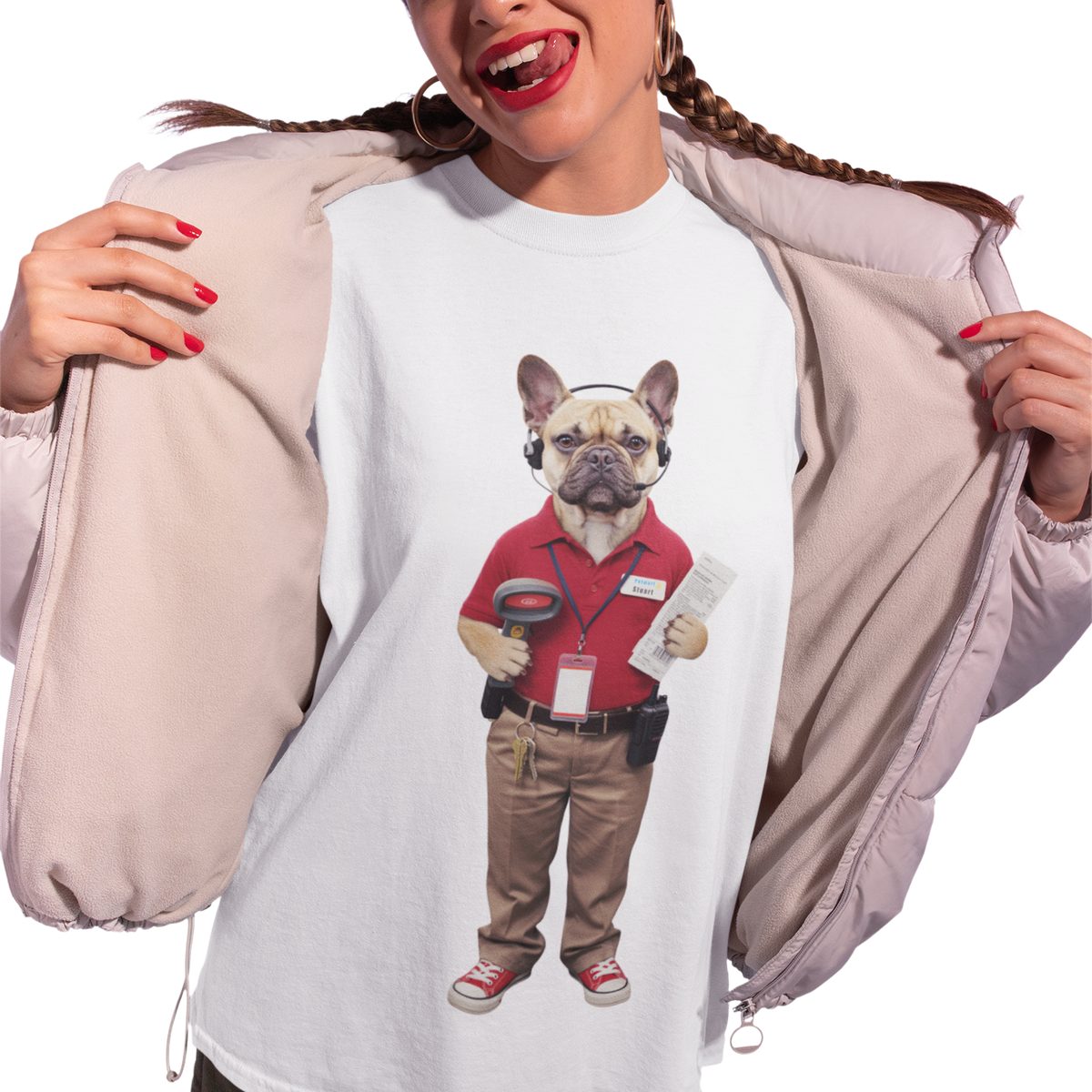 Retail Worker Dog - Pets With Day Jobs Unisex T-Shirt