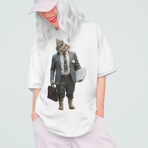 Office Worker Cat - Pets With Day Jobs Unisex T-Shirt