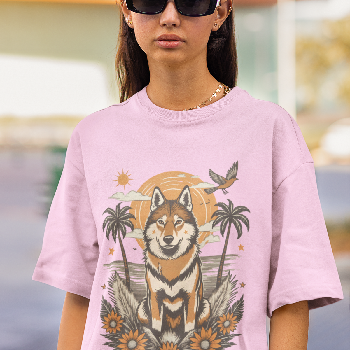 Husky Retro Surf T-Shirt