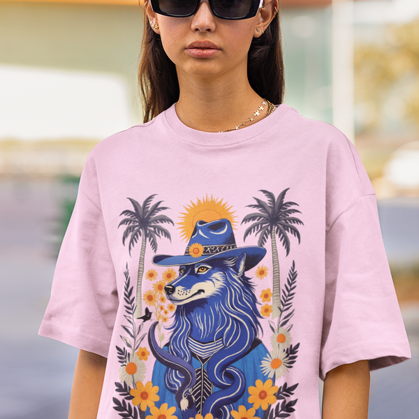 Husky French Vintage Print T-Shirt