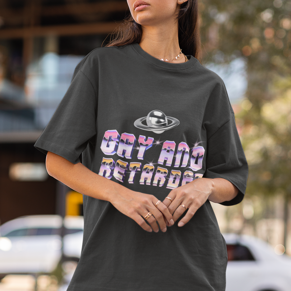 Gay And You Know It Pride UFO T-Shirt by Electrik Land.