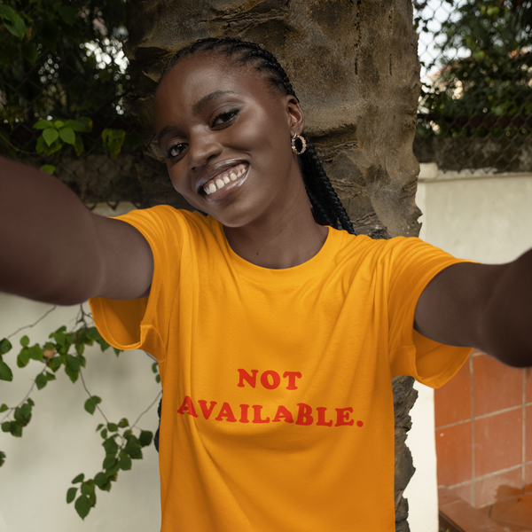 Not Available T-Shirt for Introverts & Anti-Socials by Electrik Land.