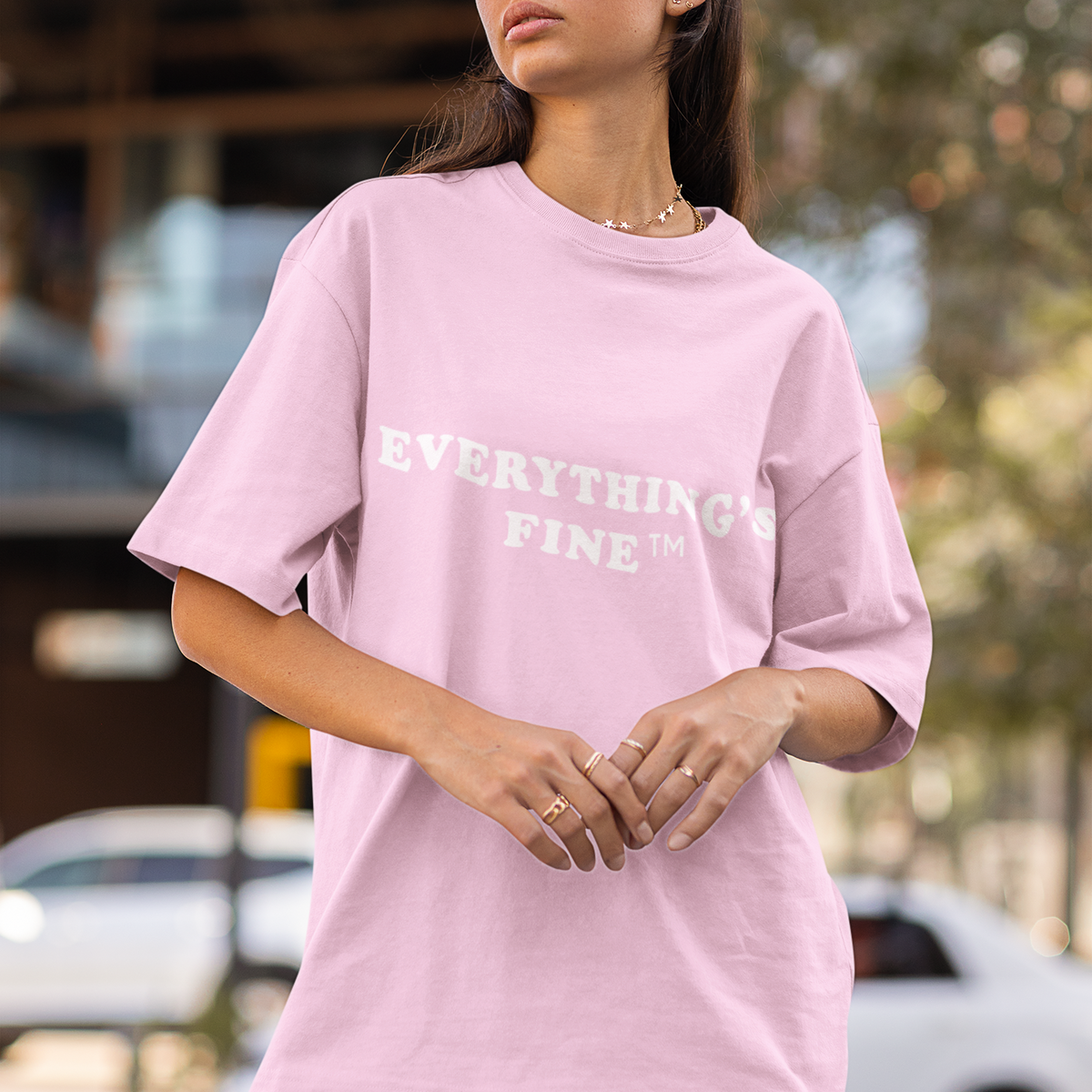 Everything’s Fine T-Shirt for High-Functioning Meltdowns by Electrik Land.