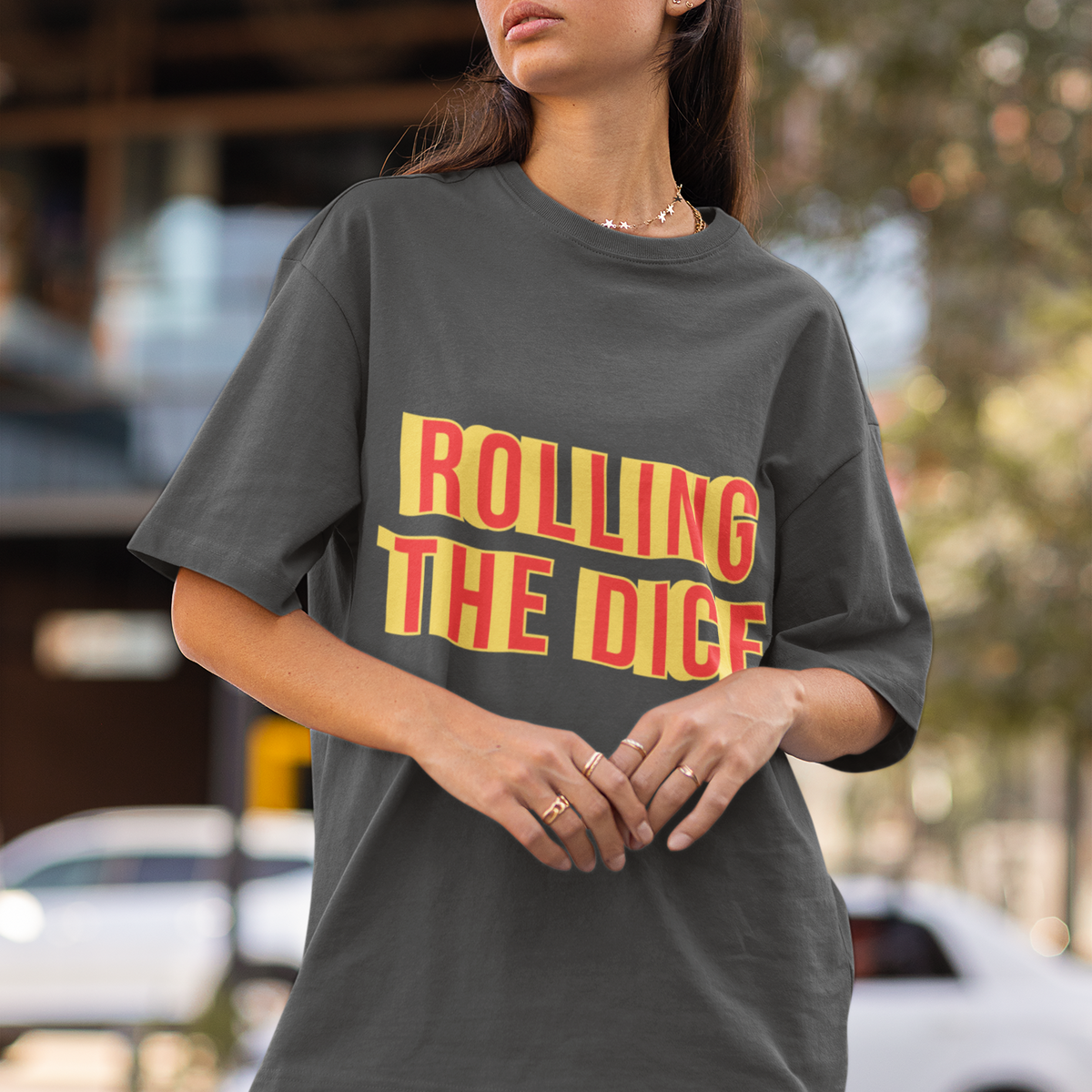 Rolling The Dice T-Shirt for Questionable Decisions by Electrik Land.