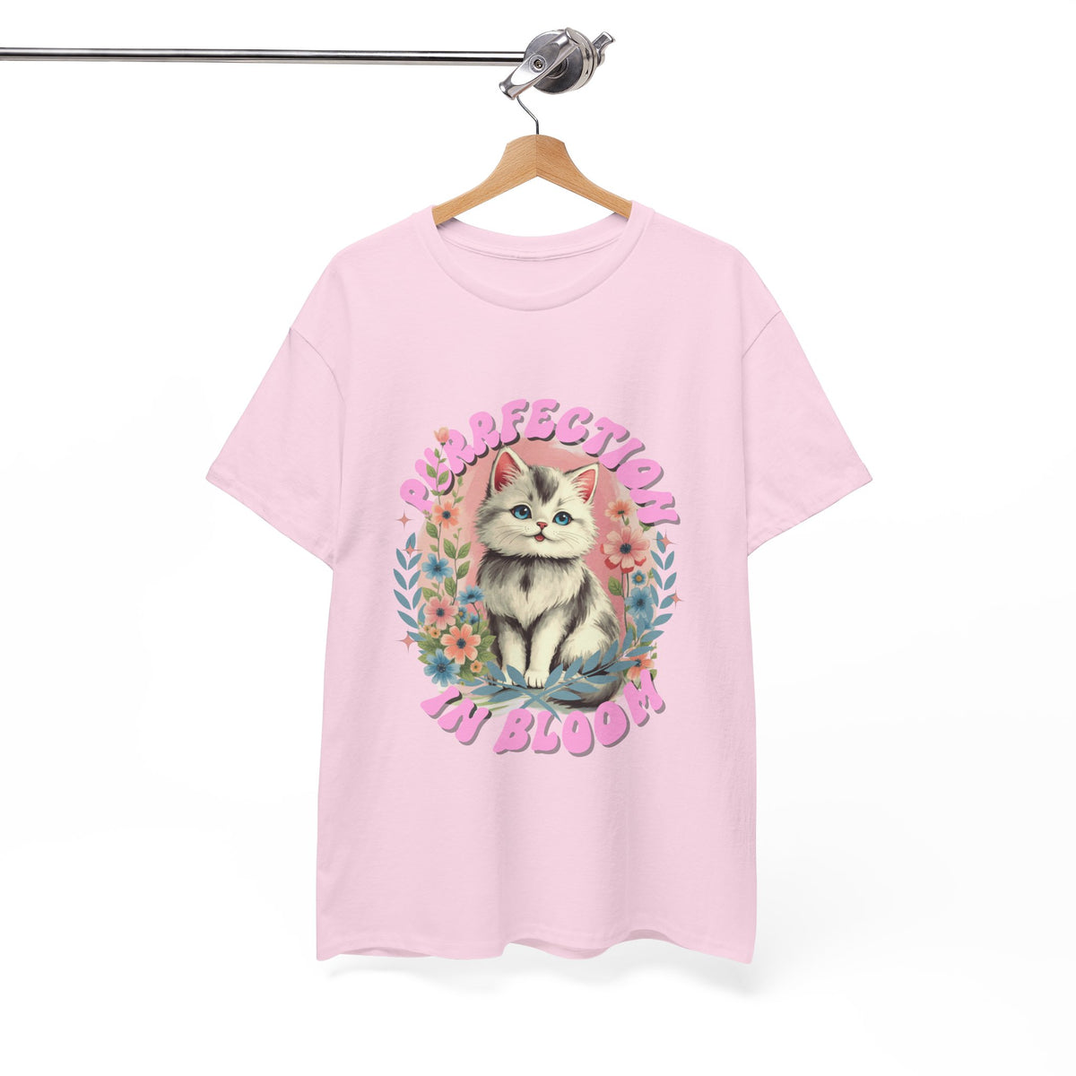 Purrfection In Bloom Cat |  Unisex T-shirt