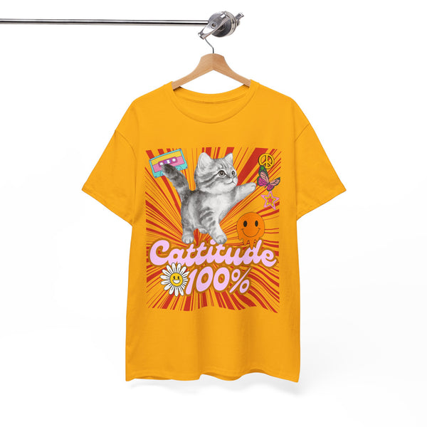 Cattitude 100% Y2K Edition - Cat Lovers - Unisex T-shirt