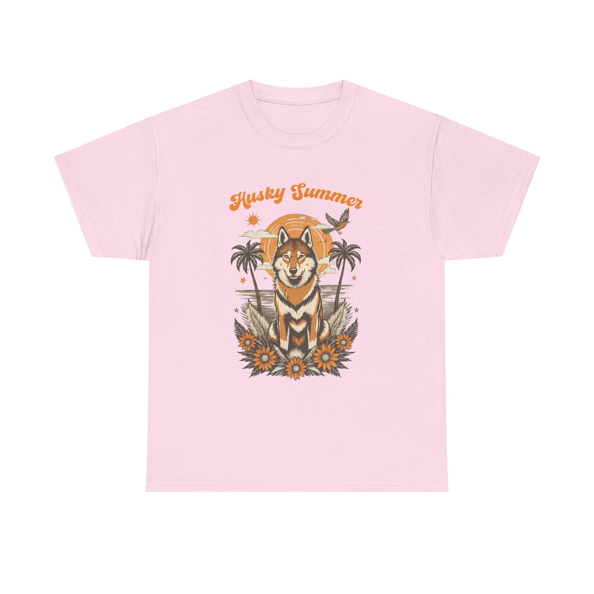 Husky Retro Surf Vintage Beach Tee by Electrik Land