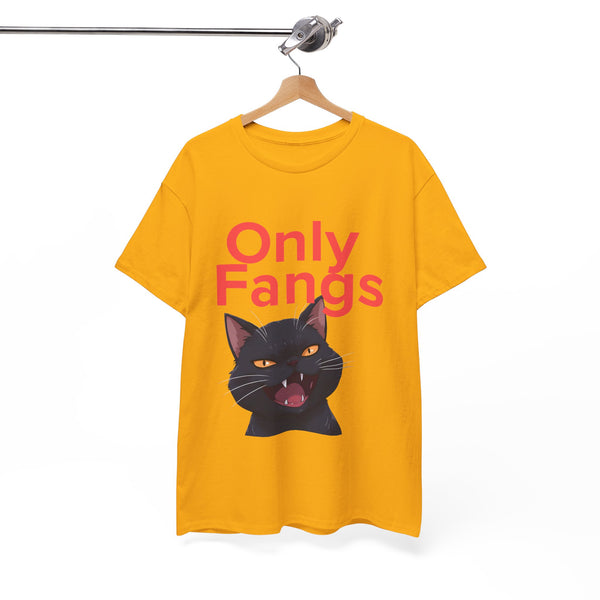 Only Fangs Anime Cat  - Unisex T-shirt