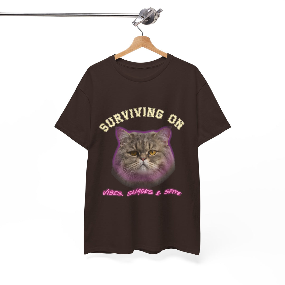 Surviving On Vibes Snacks & Spite |  T-Shirt by Electrik Land