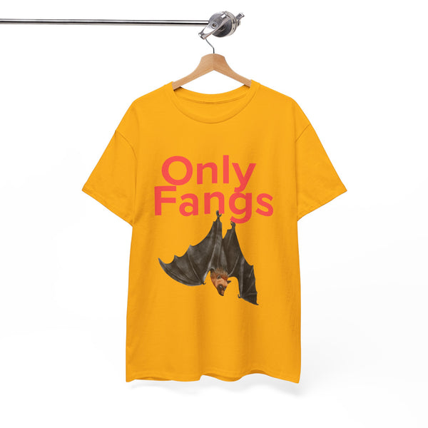 Only Fangs Hanging Bat  - Unisex T-shirt