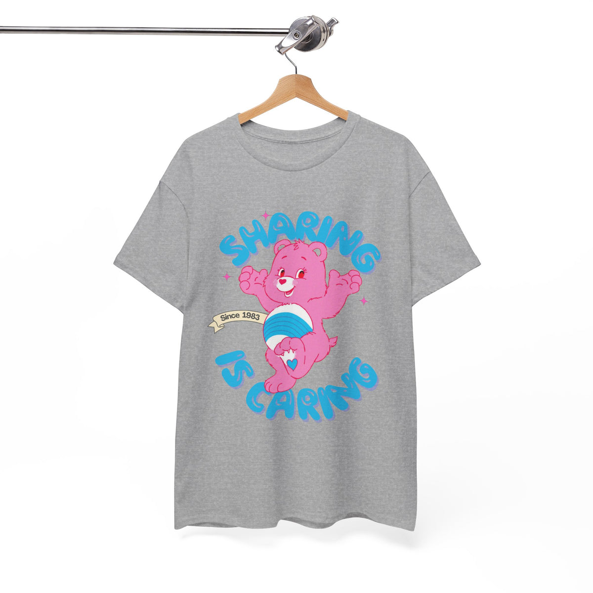 Sharing is Caring Pink/ Blue | Care Bear Unisex T-shirt