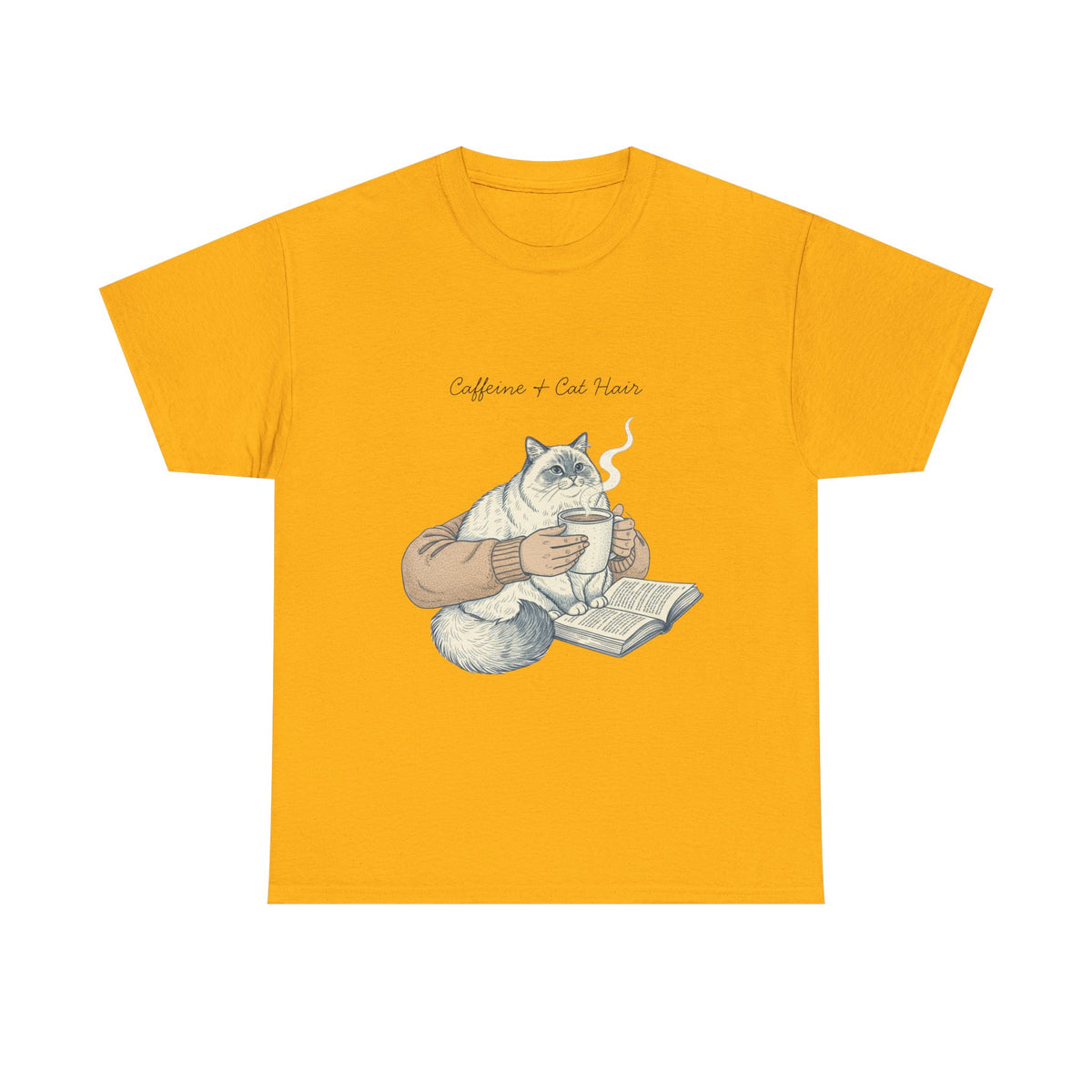 Caffeine And Cat Hair  - Unisex T-shirt
