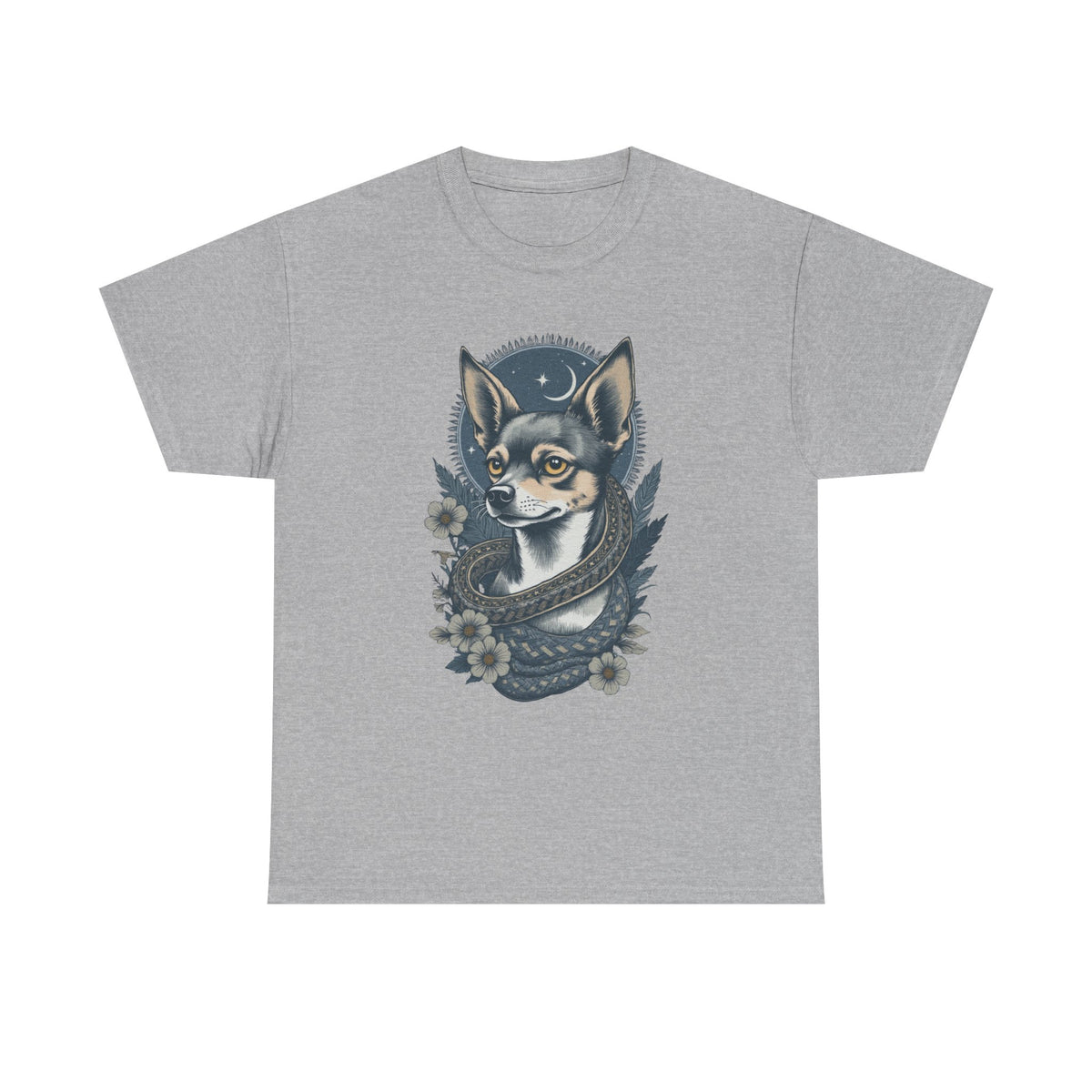 Chihuahua Vintage Style Tattoo Graphic T-Shirt