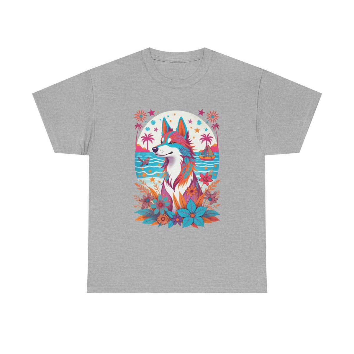 Husky Pop Psychedelic T-Shirt