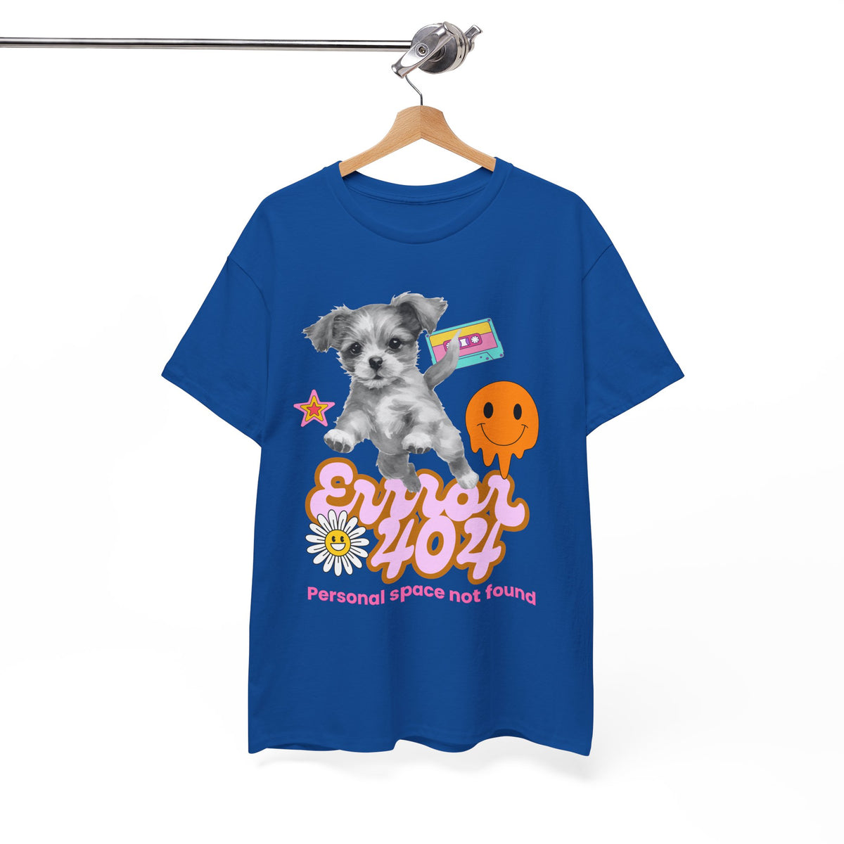 Error 404 Personal Space Not Found Dog - Unisex T-shirt