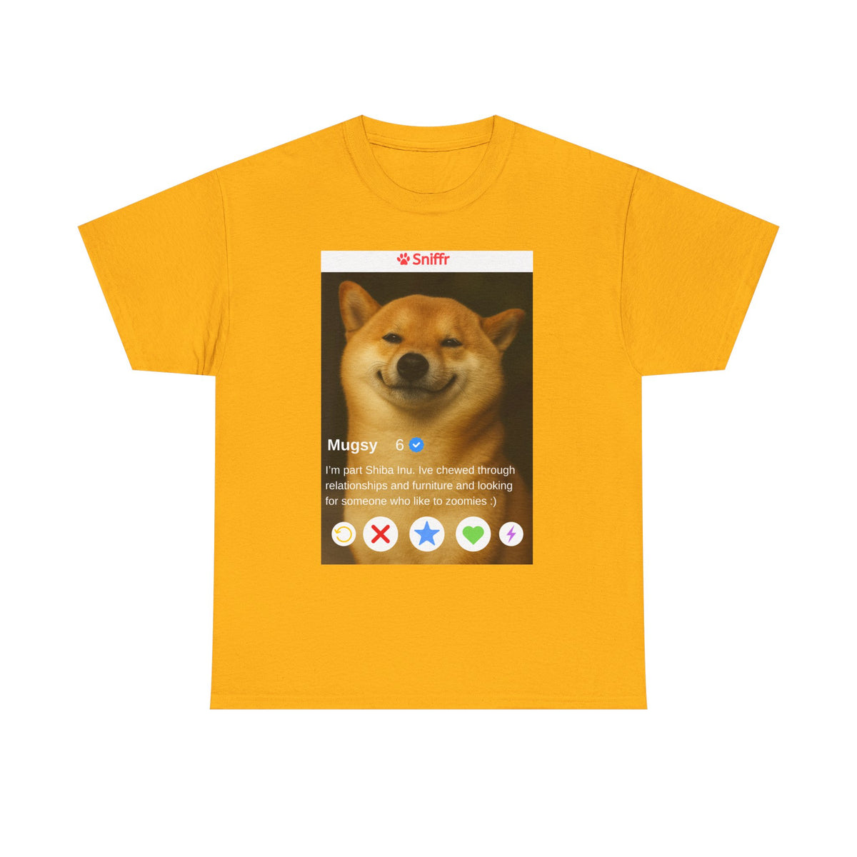 Fake Dating Bio for your Pet  - Custom Unisex Tee