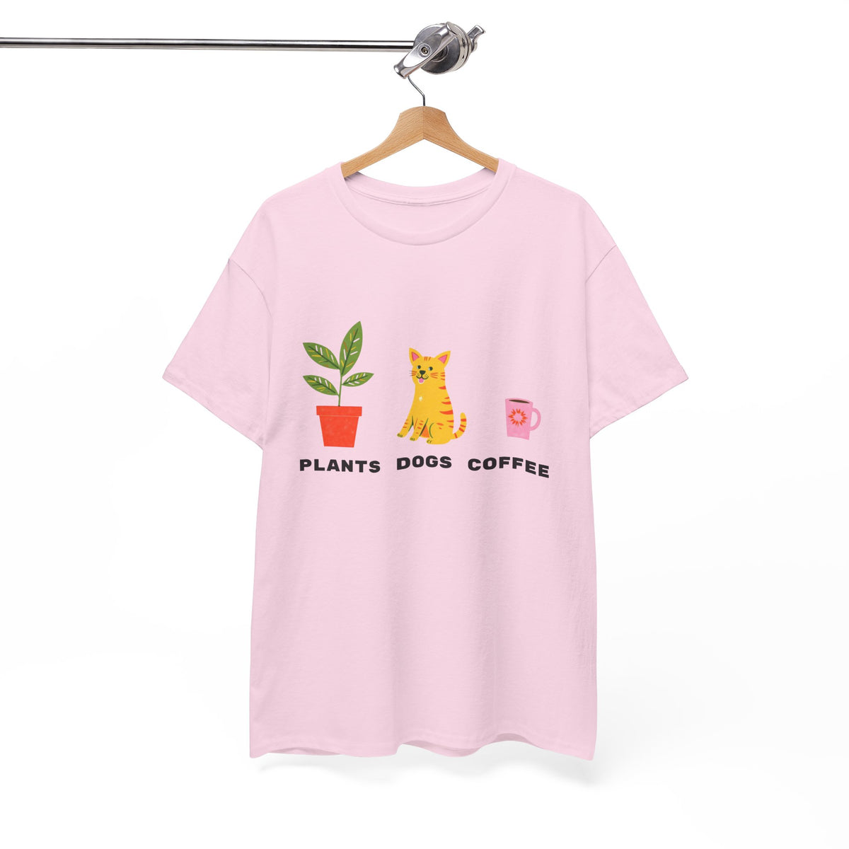 Plants Dogs Coffee Cute |  Unisex T-shirt