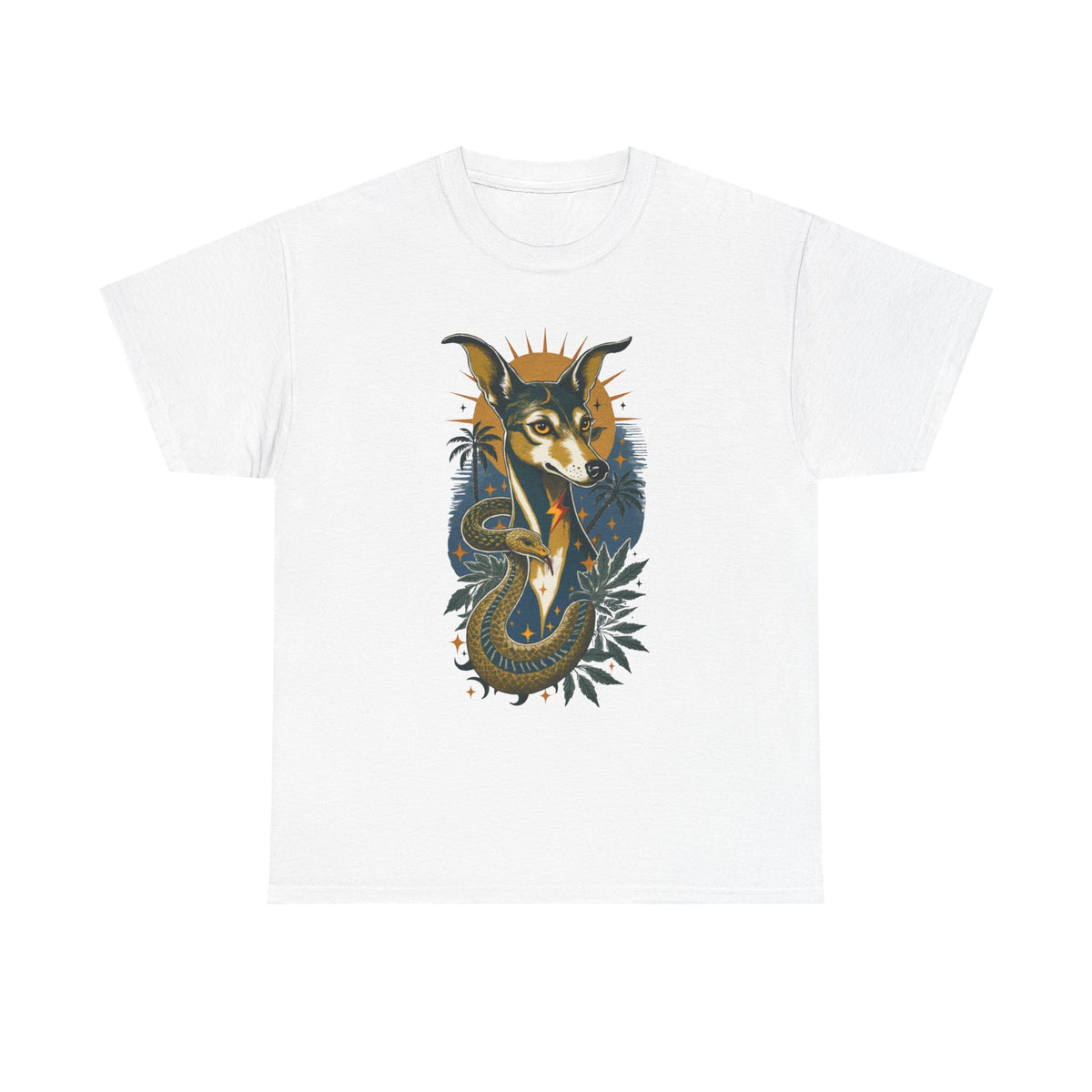 Greyhound Vintage Style Tattoo graphic T-Shirt