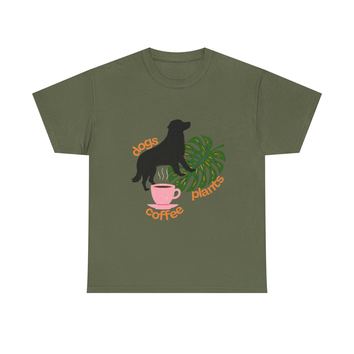 Plants Coffee Dogs  | Unisex T-shirt