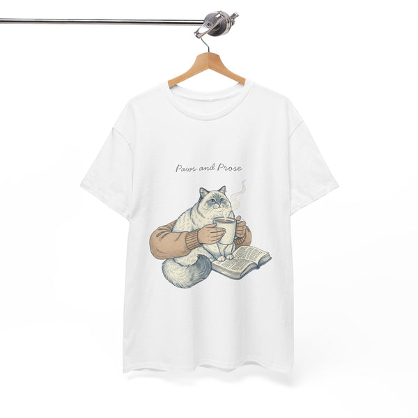 Paws And Prose Cat - Unisex T-shirt