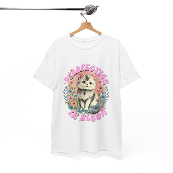 Purrfection In Bloom Cat |  Unisex T-shirt
