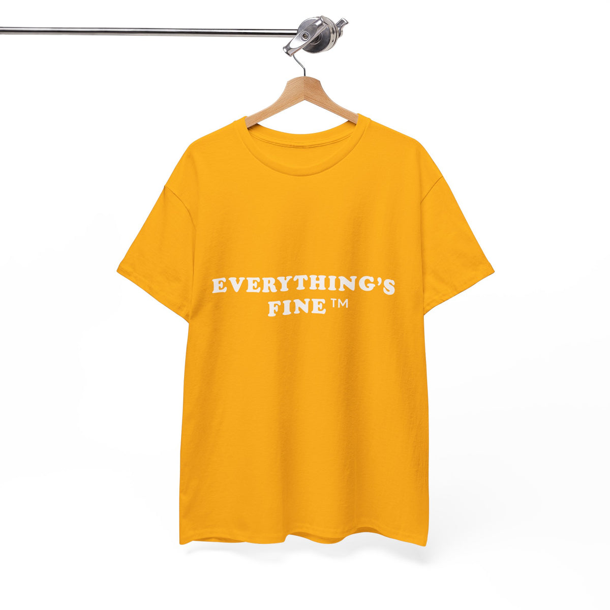Everything’s Fine T-Shirt for High-Functioning Meltdowns by Electrik Land.
