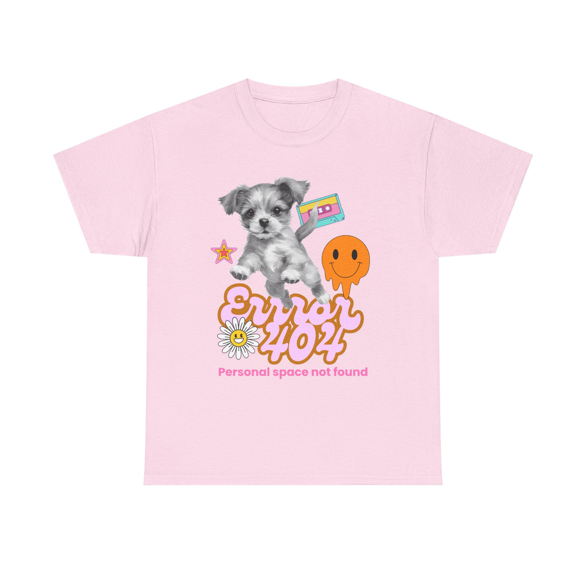 Error 404 Personal Space Not Found Dog - Unisex T-shirt