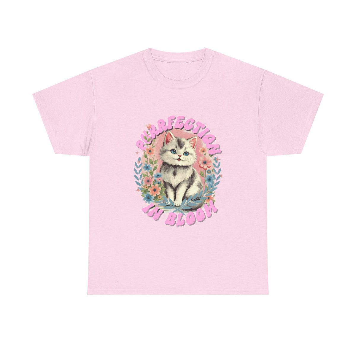 Purrfection In Bloom Cat |  Unisex T-shirt