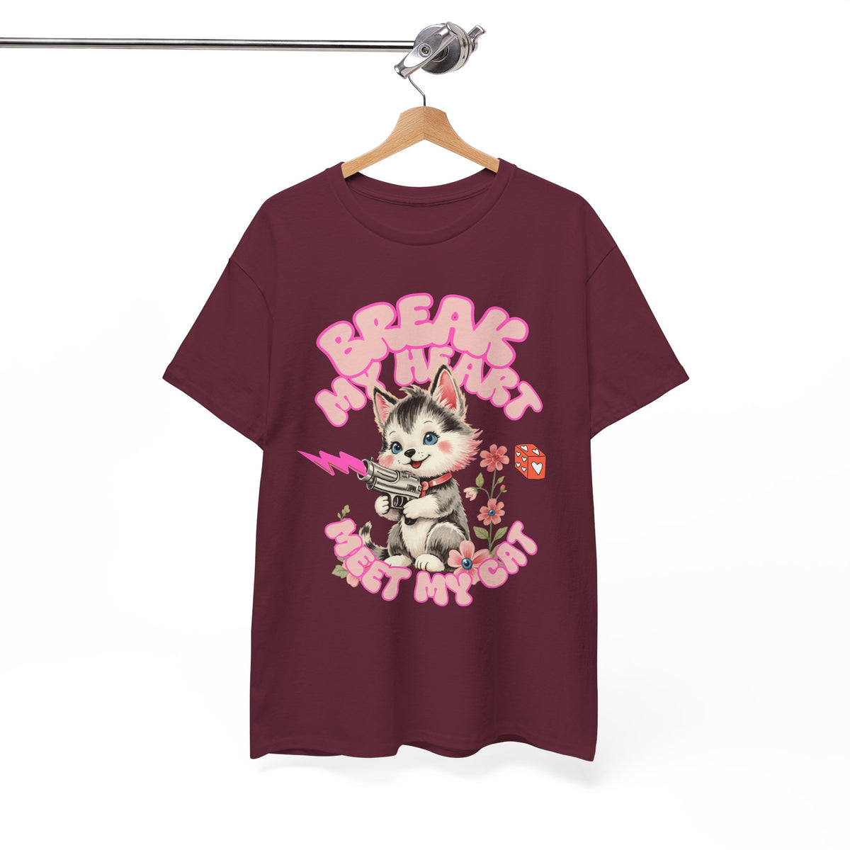 Break My Heart Meet My Cat |  Unisex T-shirt