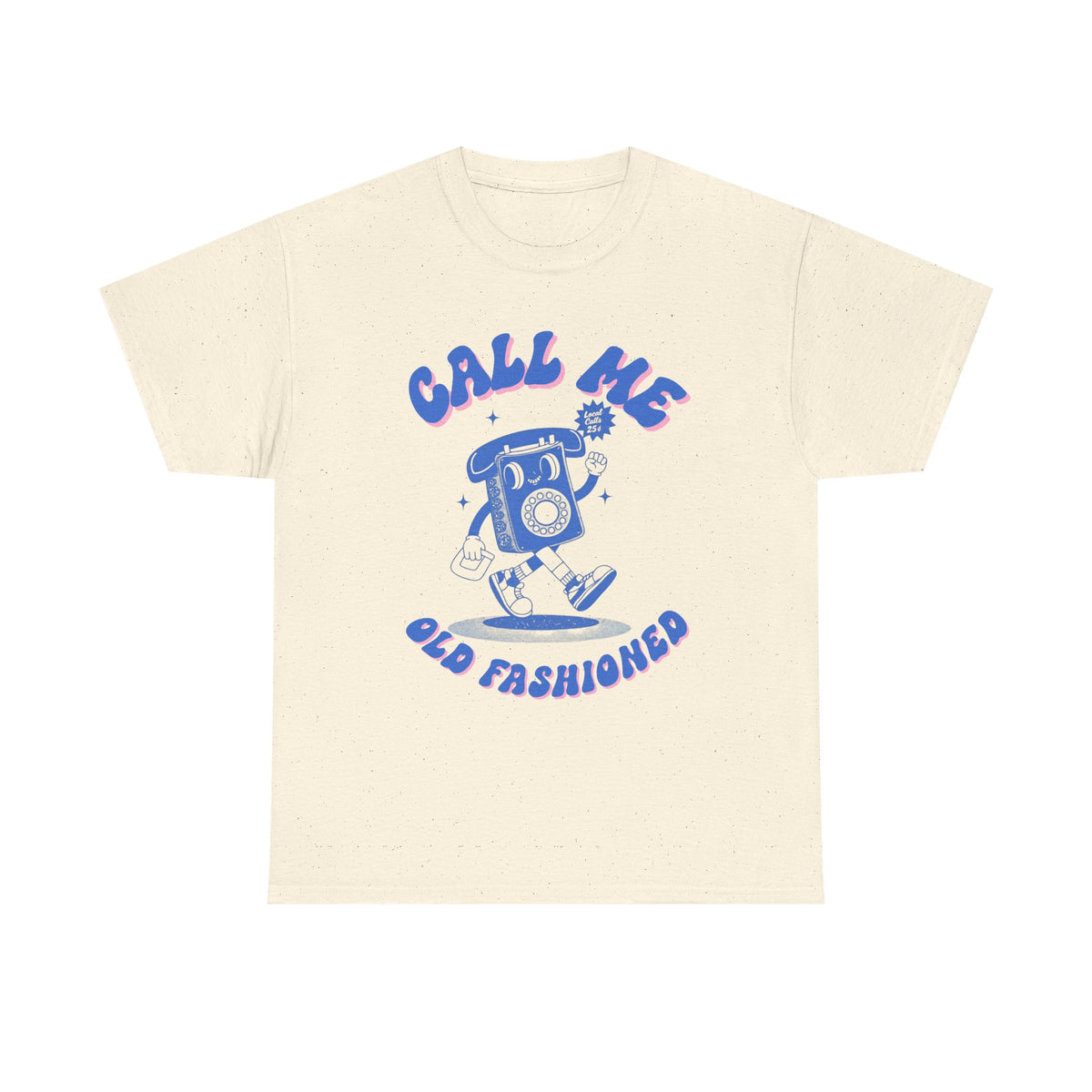Call Me Old Fashioned Telephone Blue |  Unisex T-shirt