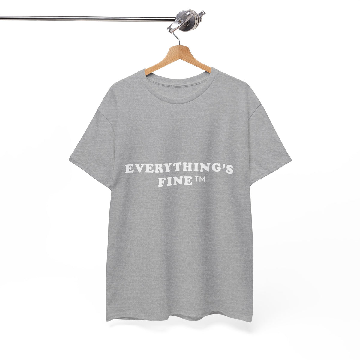 Everything’s Fine T-Shirt for High-Functioning Meltdowns by Electrik Land.