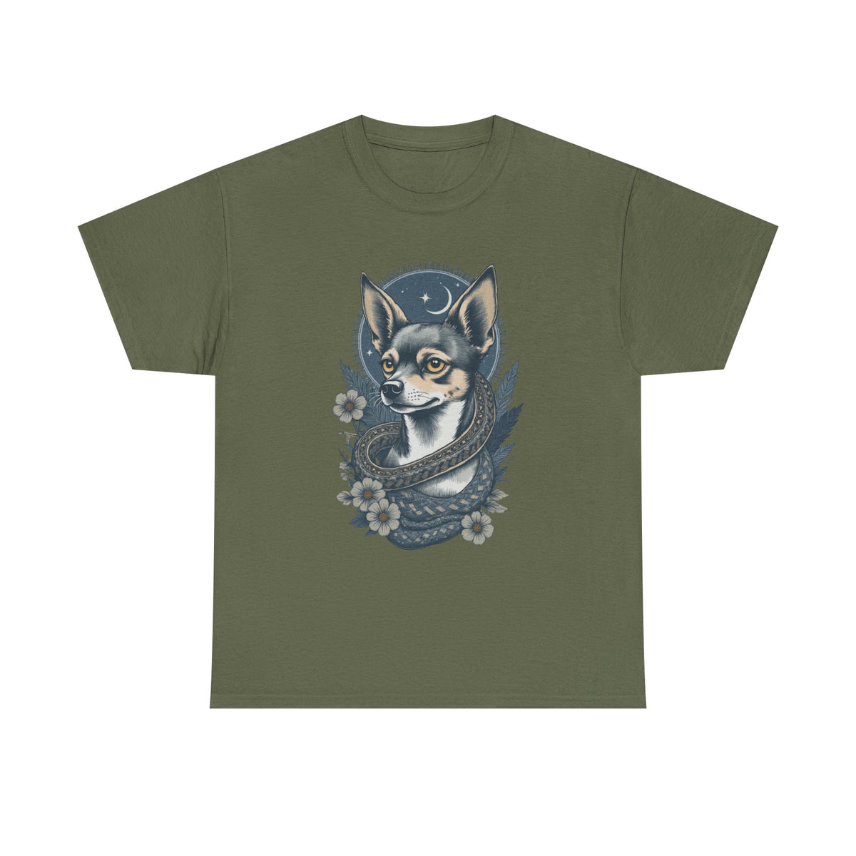 Chihuahua Vintage Style Tattoo Graphic T-Shirt
