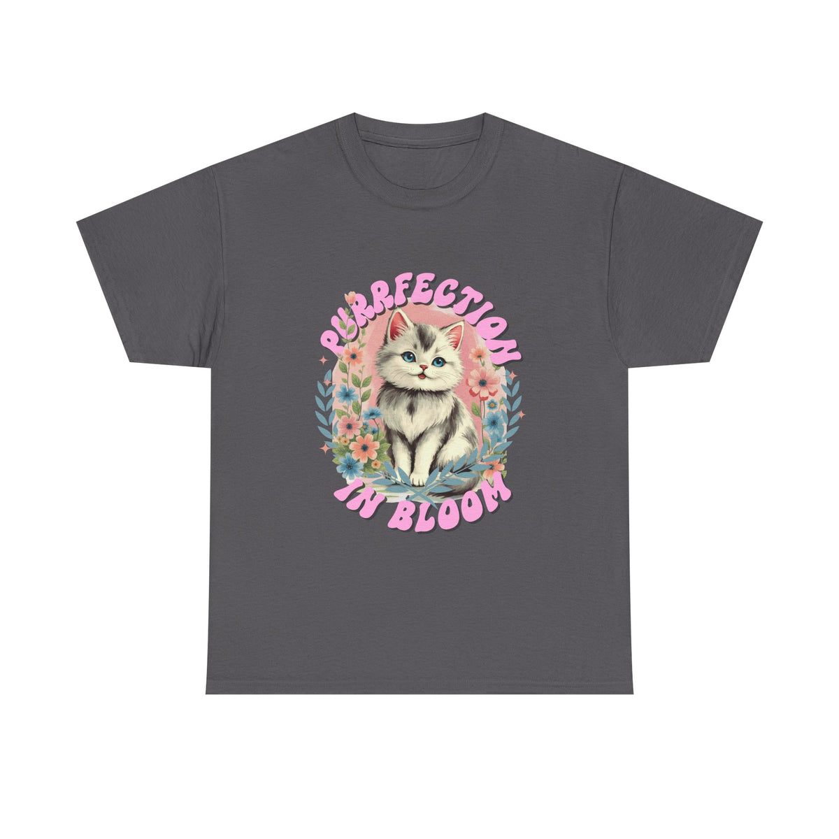 Purrfection In Bloom Cat |  Unisex T-shirt