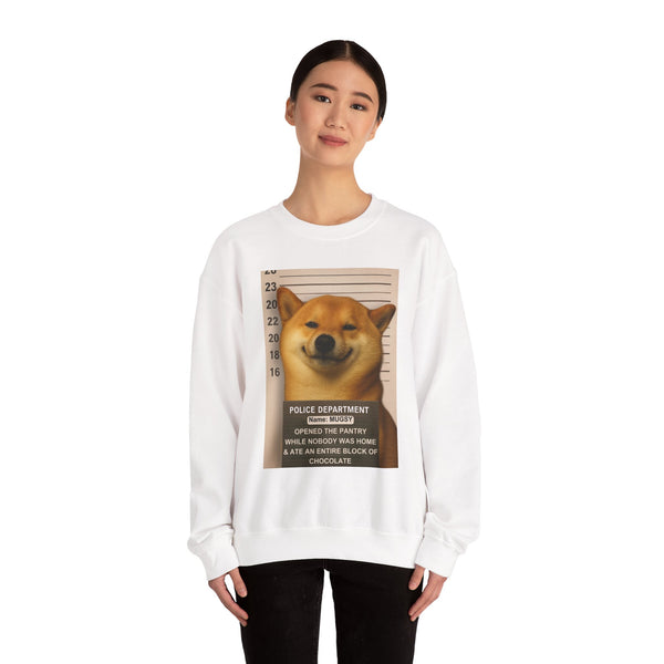 Pet Mugshot Custom Print - Unisex Crew Sweater