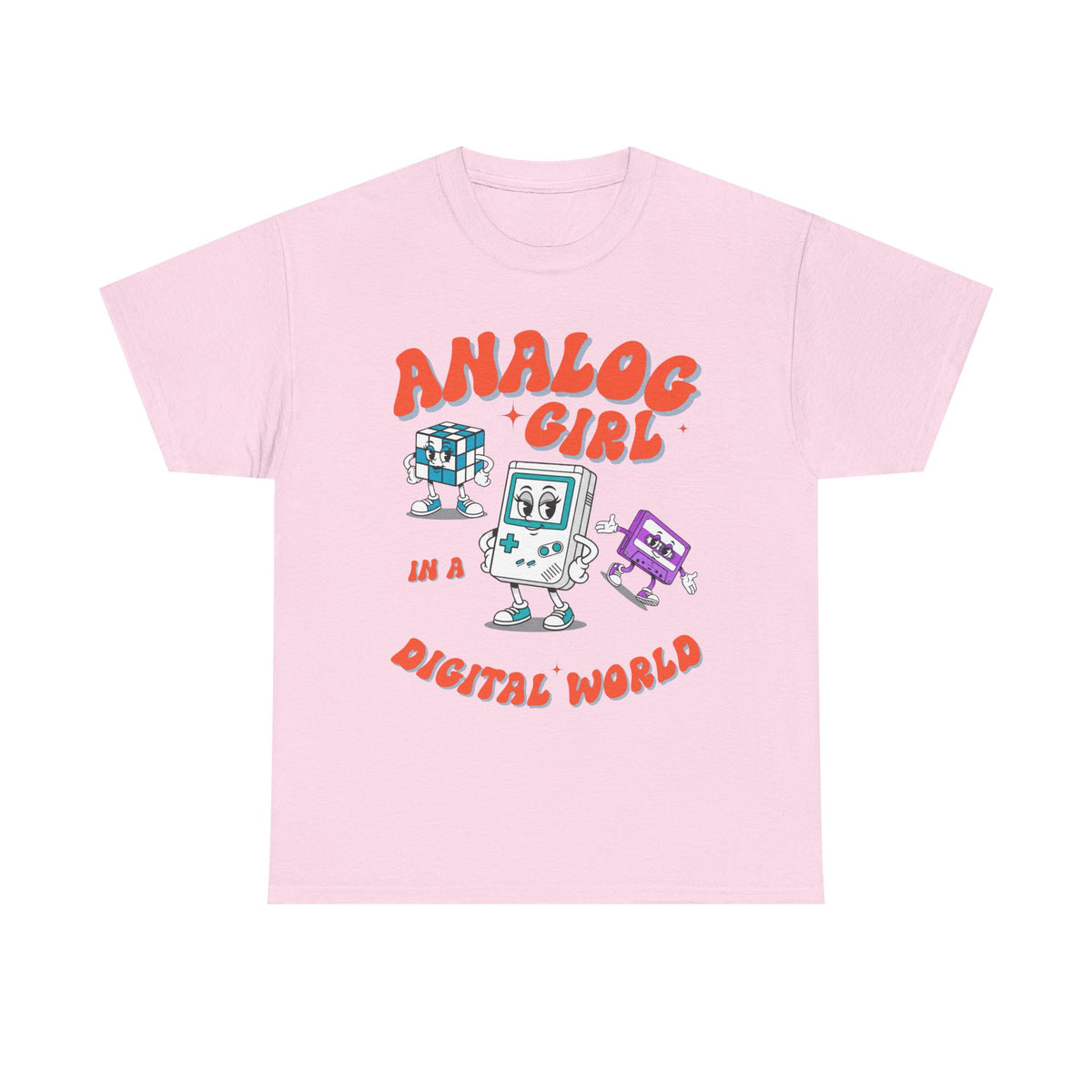 Analog Girl in a Digital World Retro  | Unisex T-shirt