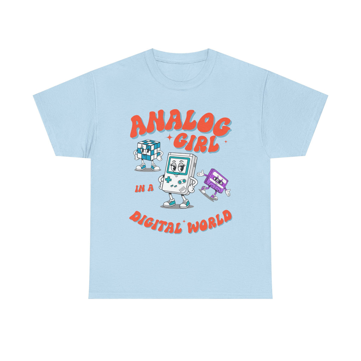 Analog Girl in a Digital World Retro  | Unisex T-shirt
