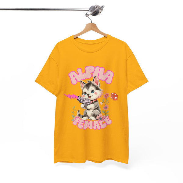 Alpha Female Cat with Ray Gun |  Unisex T-shirt